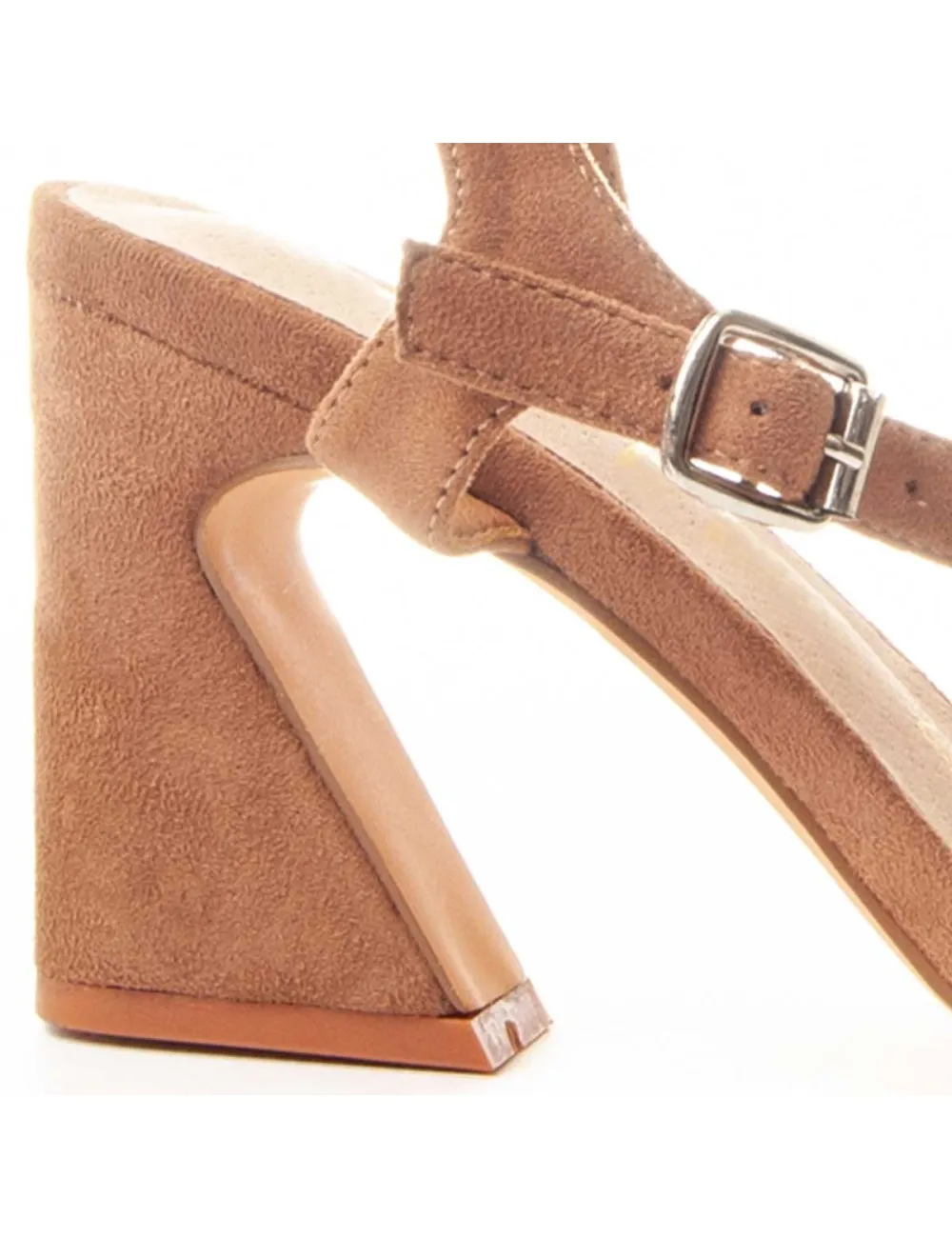 Sandalia Con Tacón Para Mujer.  Montevita  Sanndal4  88462