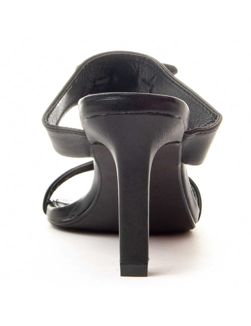 Sandalia De Tacón Para Mujer.  Montevita  Jeck  87325 Negro