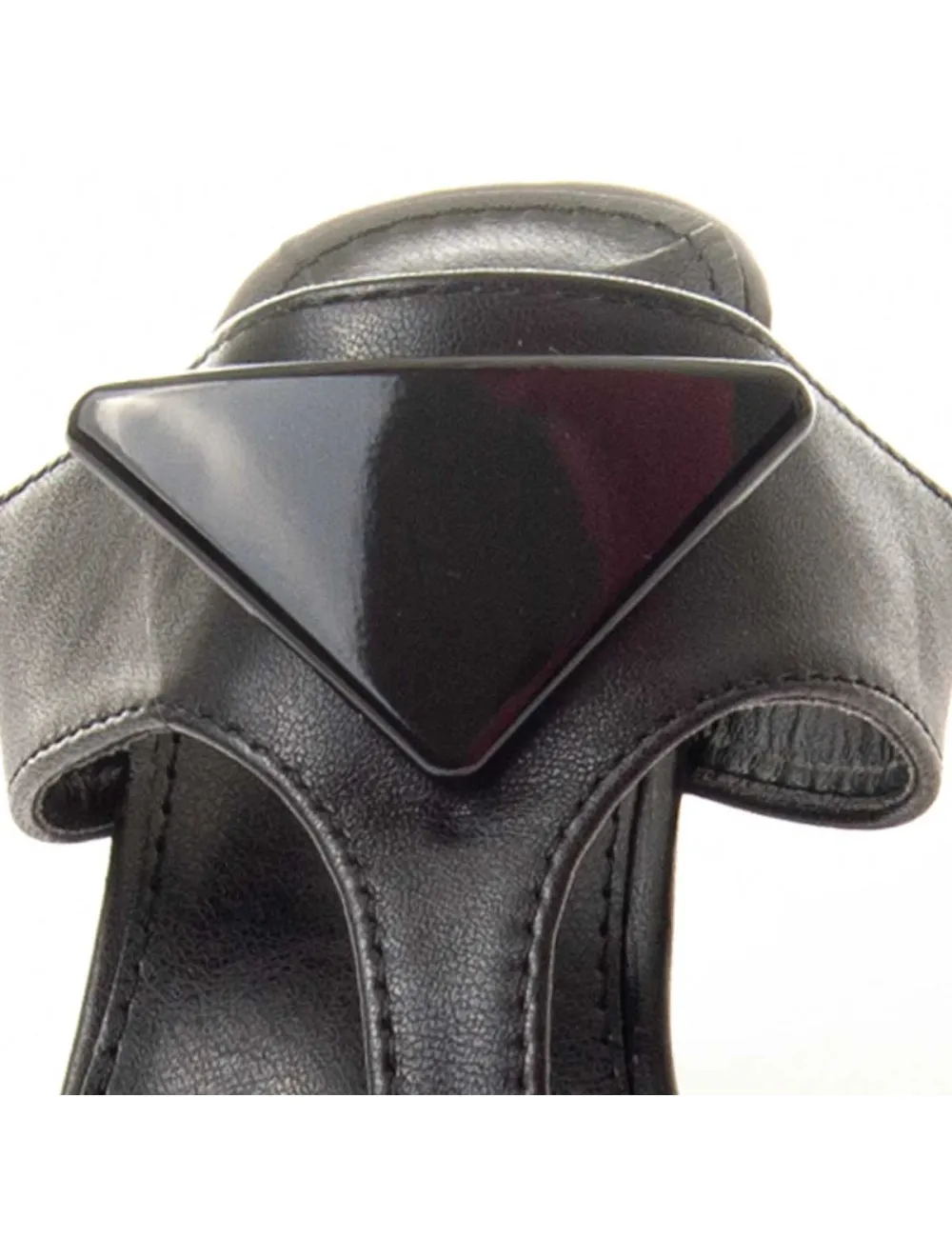 Sandalia De Tacón Para Mujer.  Montevita  Jeck  87325 Negro