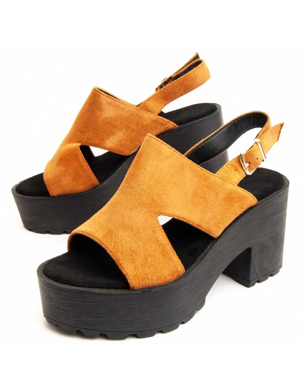 Sandalia De Tacón Para Mujer.  Montevita  Saland2  89646 Marrón