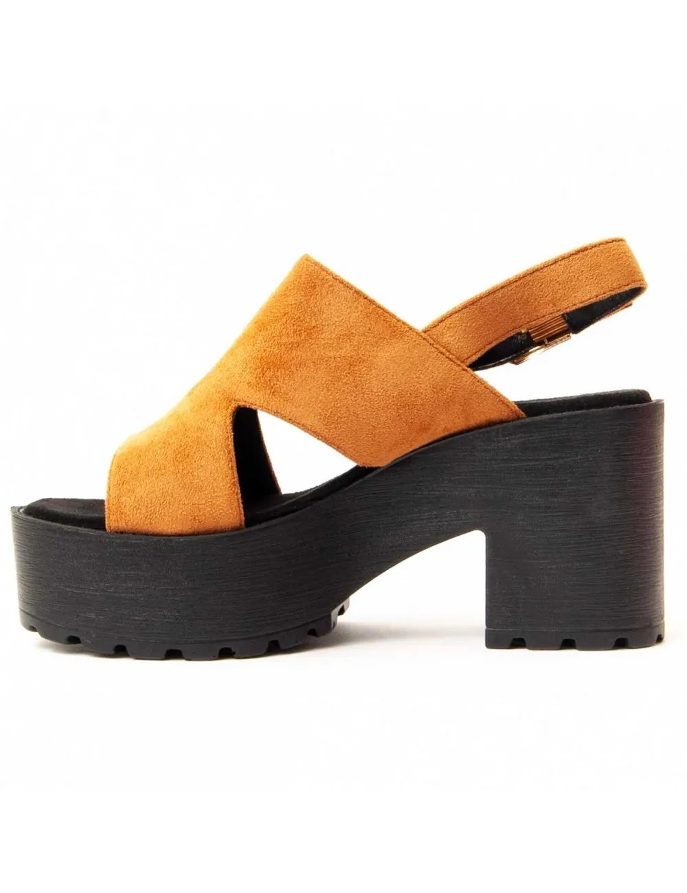 Sandalia De Tacón Para Mujer.  Montevita  Saland2  89646 Marrón