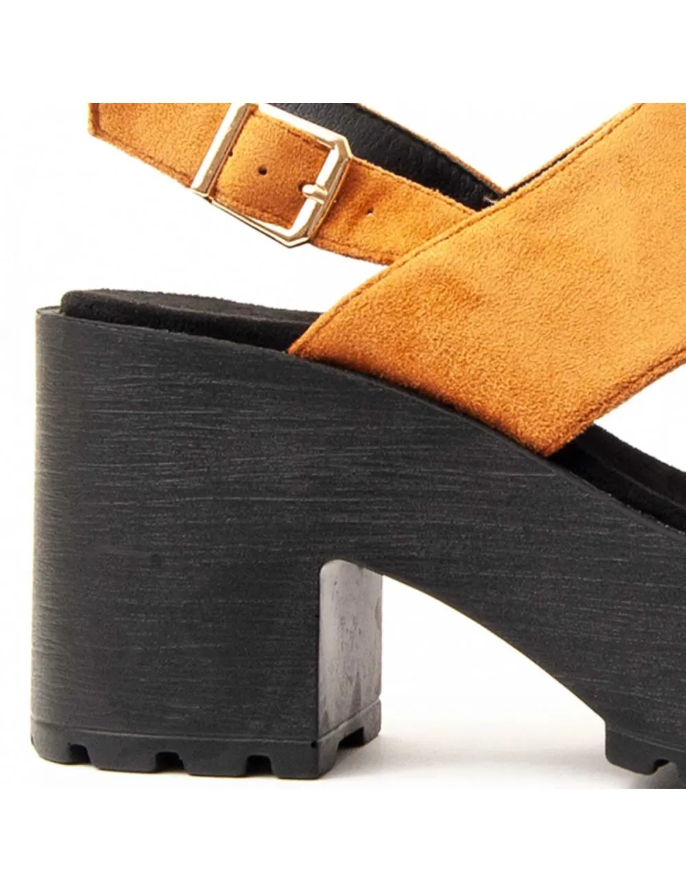 Sandalia De Tacón Para Mujer.  Montevita  Saland2  89646 Marrón