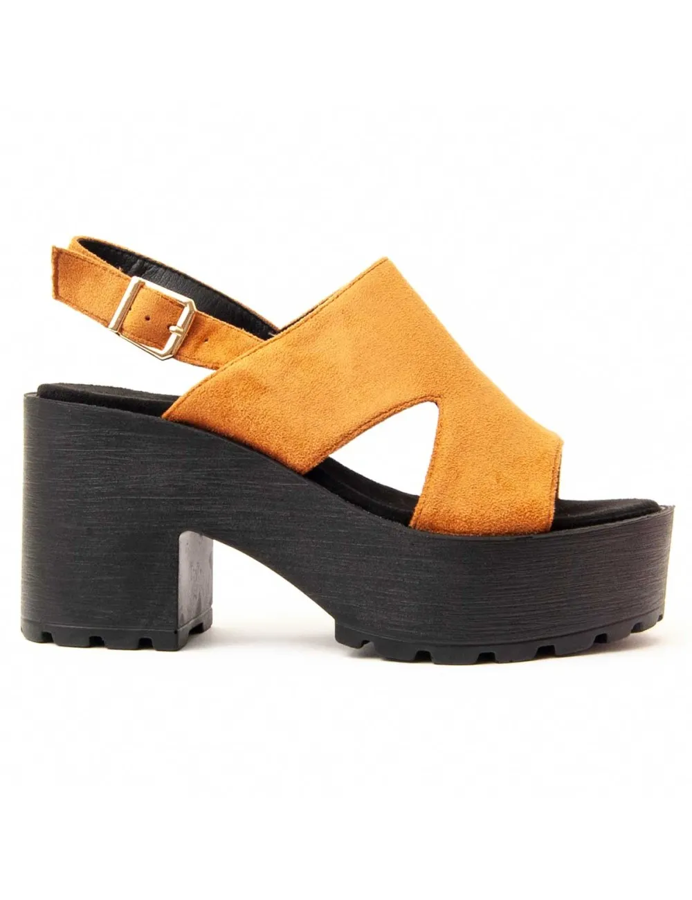 Sandalia De Tacón Para Mujer.  Montevita  Saland2  89646 Marrón
