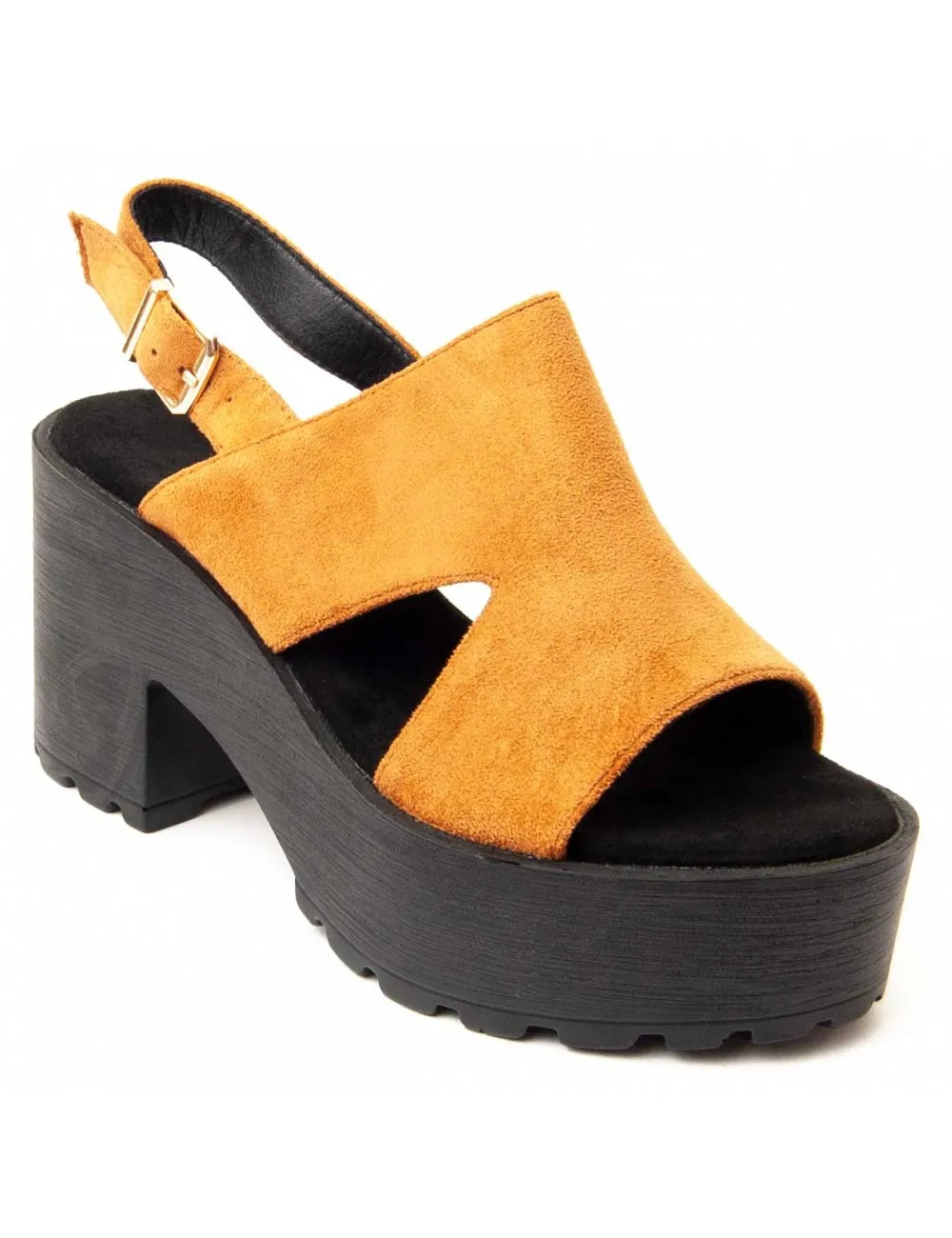 Sandalia De Tacón Para Mujer.  Montevita  Saland2  89646 Marrón
