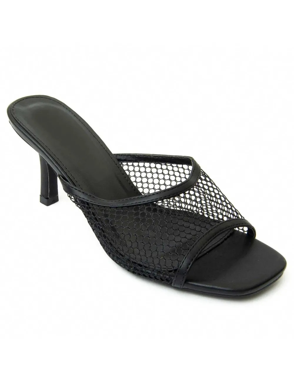 Sandalia De Tacón Para Mujer.  Montevita  Sandalit10  89357 Negro