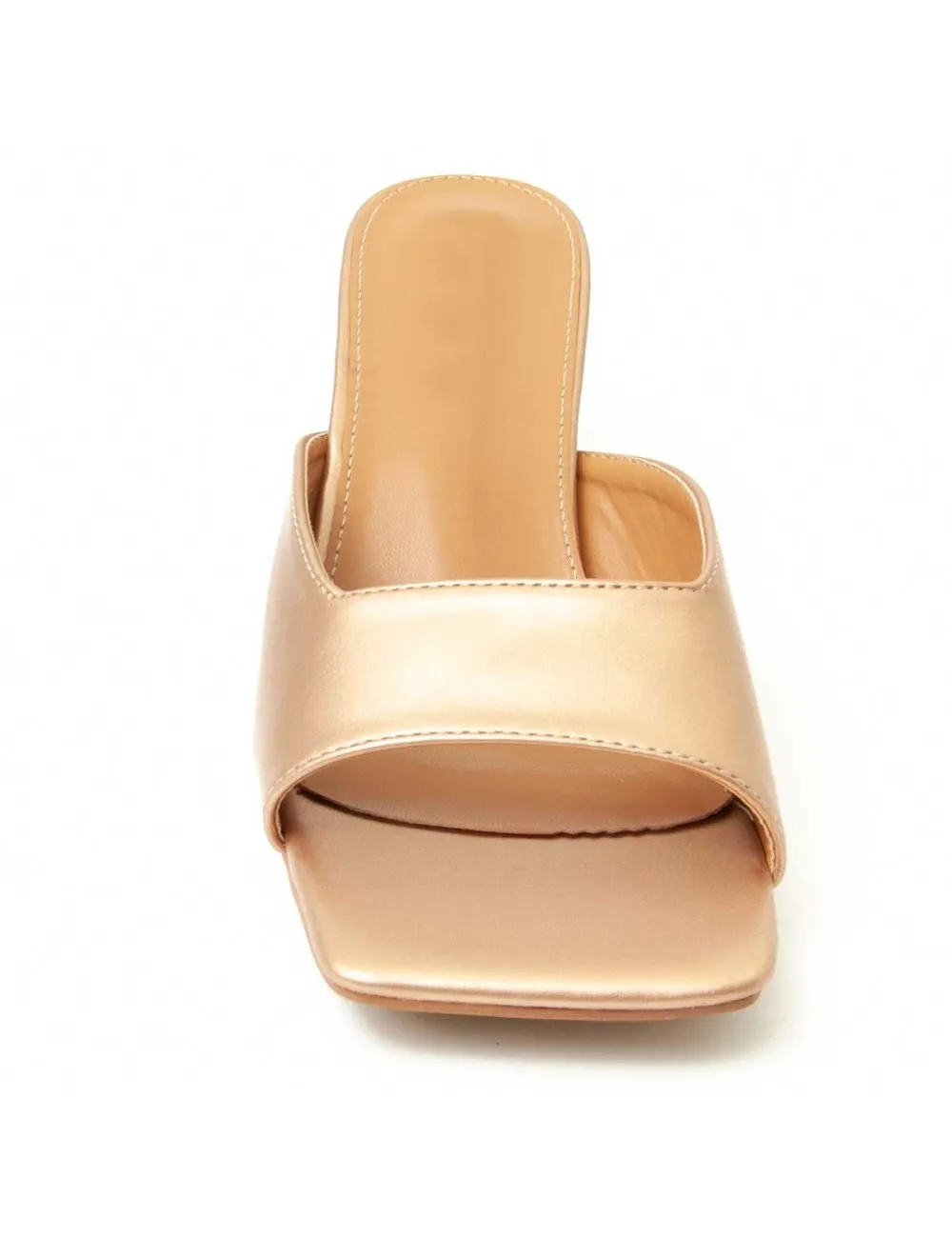 Sandalia De Tacón Para Mujer.  Montevita  Sandalit11  90345 Bronce