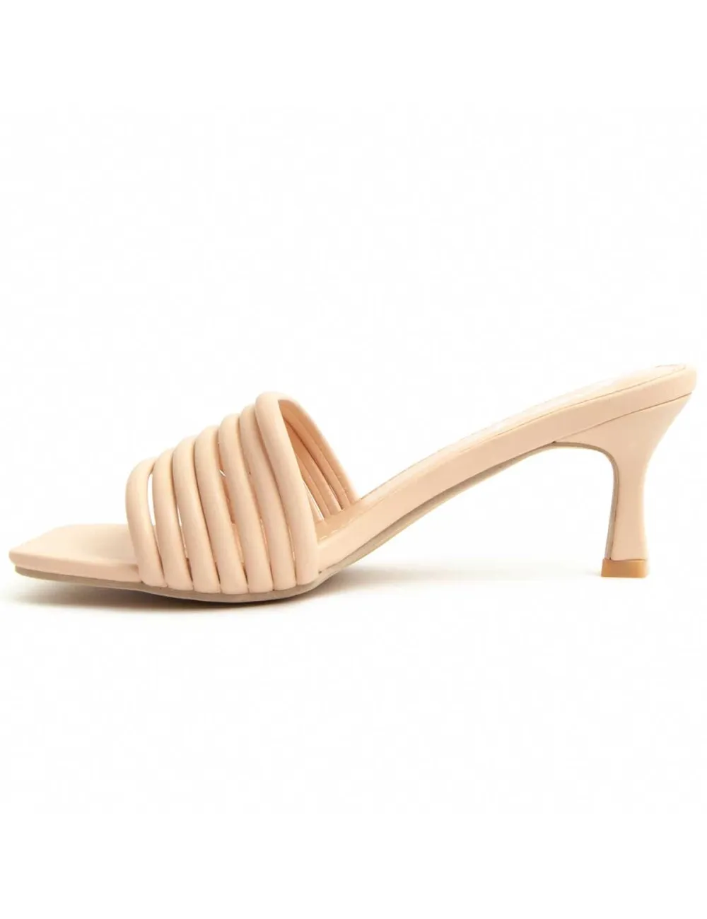 Sandalia De Tacón Para Mujer.  Montevita  Sandalit12  90346 Beige