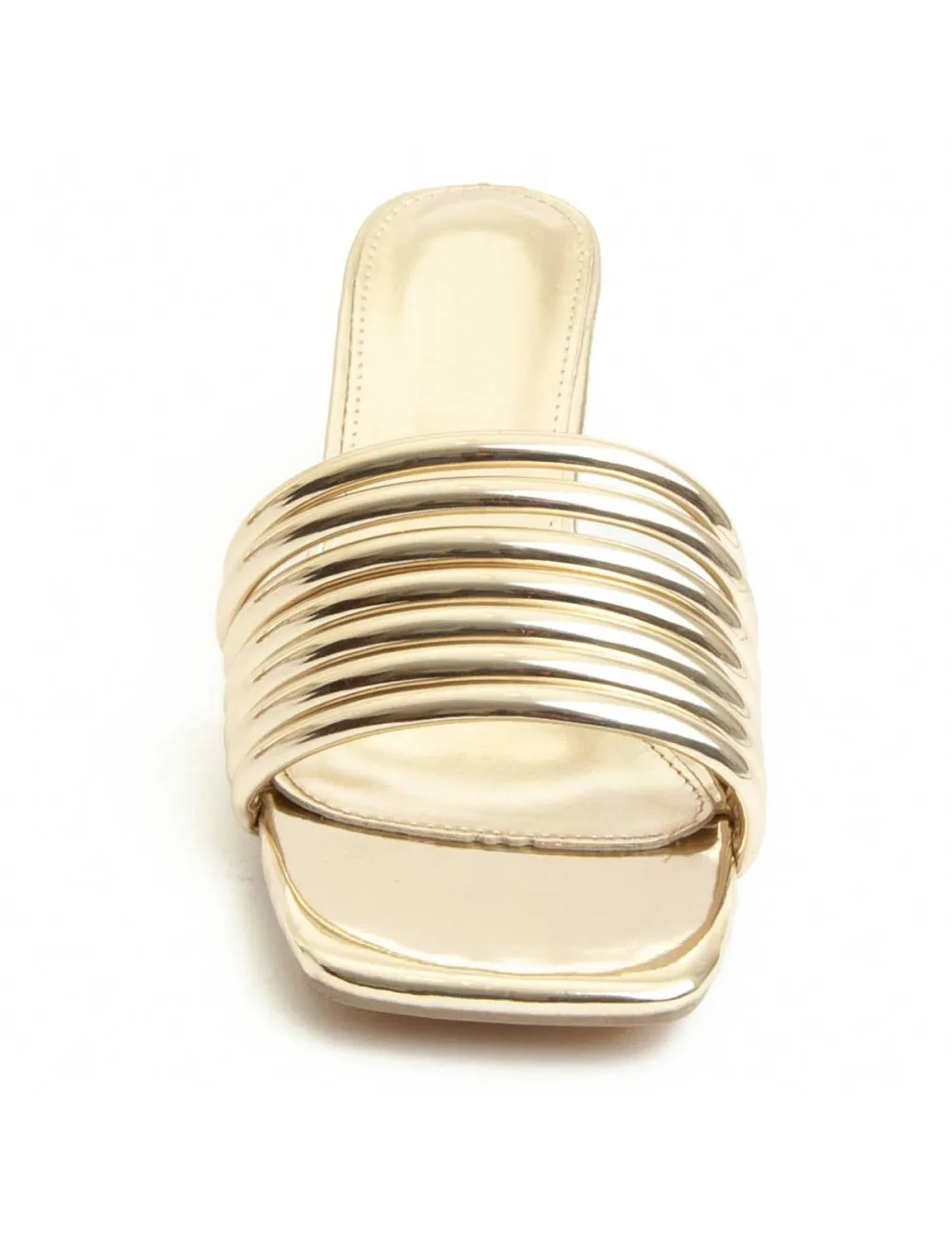 Sandalia De Tacón Para Mujer.  Montevita  Sandalit12  90348 Dorado