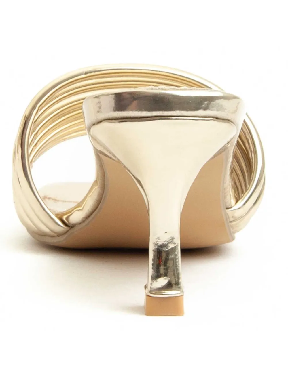 Sandalia De Tacón Para Mujer.  Montevita  Sandalit12  90348 Dorado