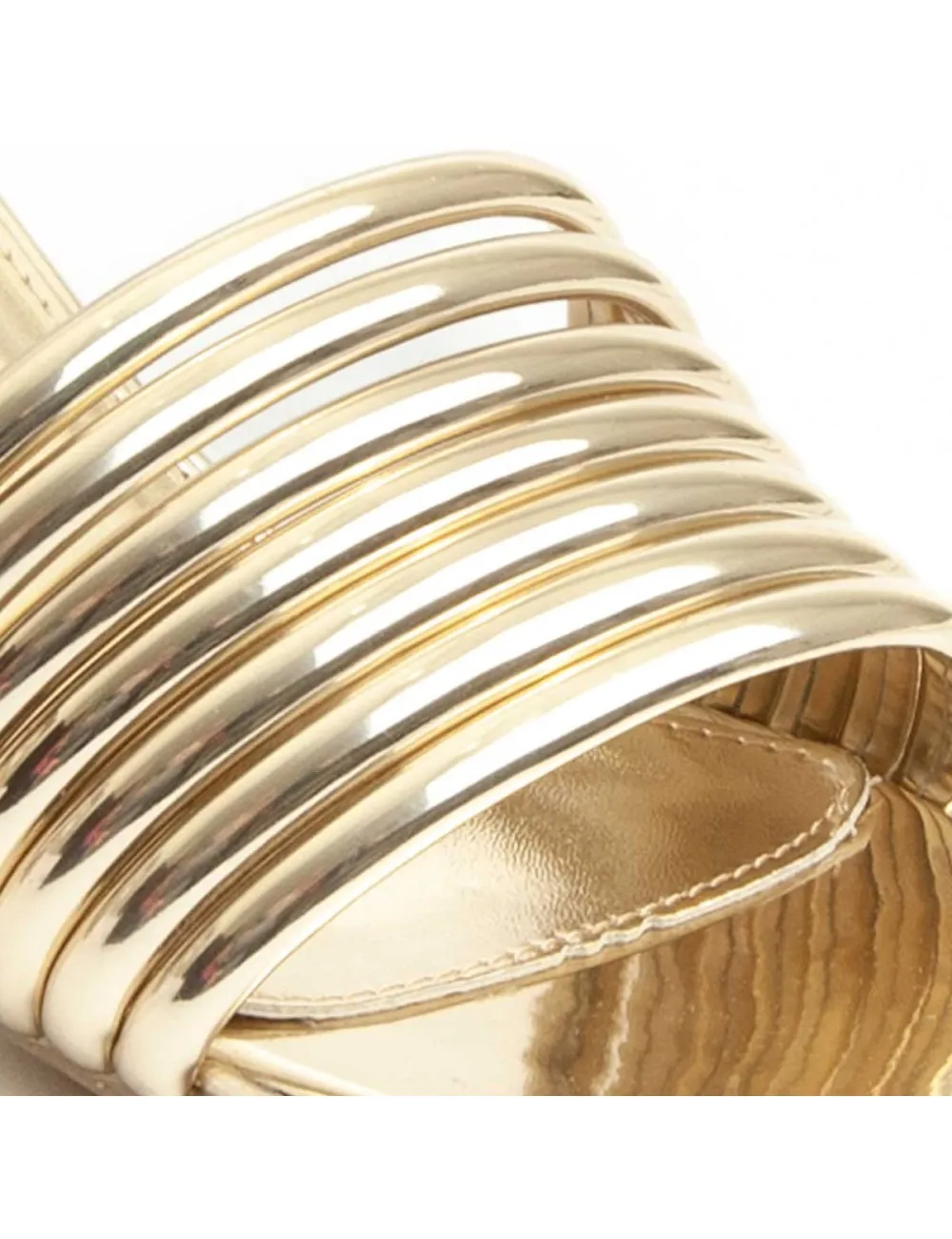 Sandalia De Tacón Para Mujer.  Montevita  Sandalit12  90348 Dorado
