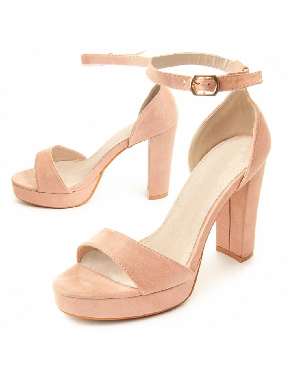 Sandalia De Tacón Para Mujer.  Montevita  Sandalit4  89334 Rosa