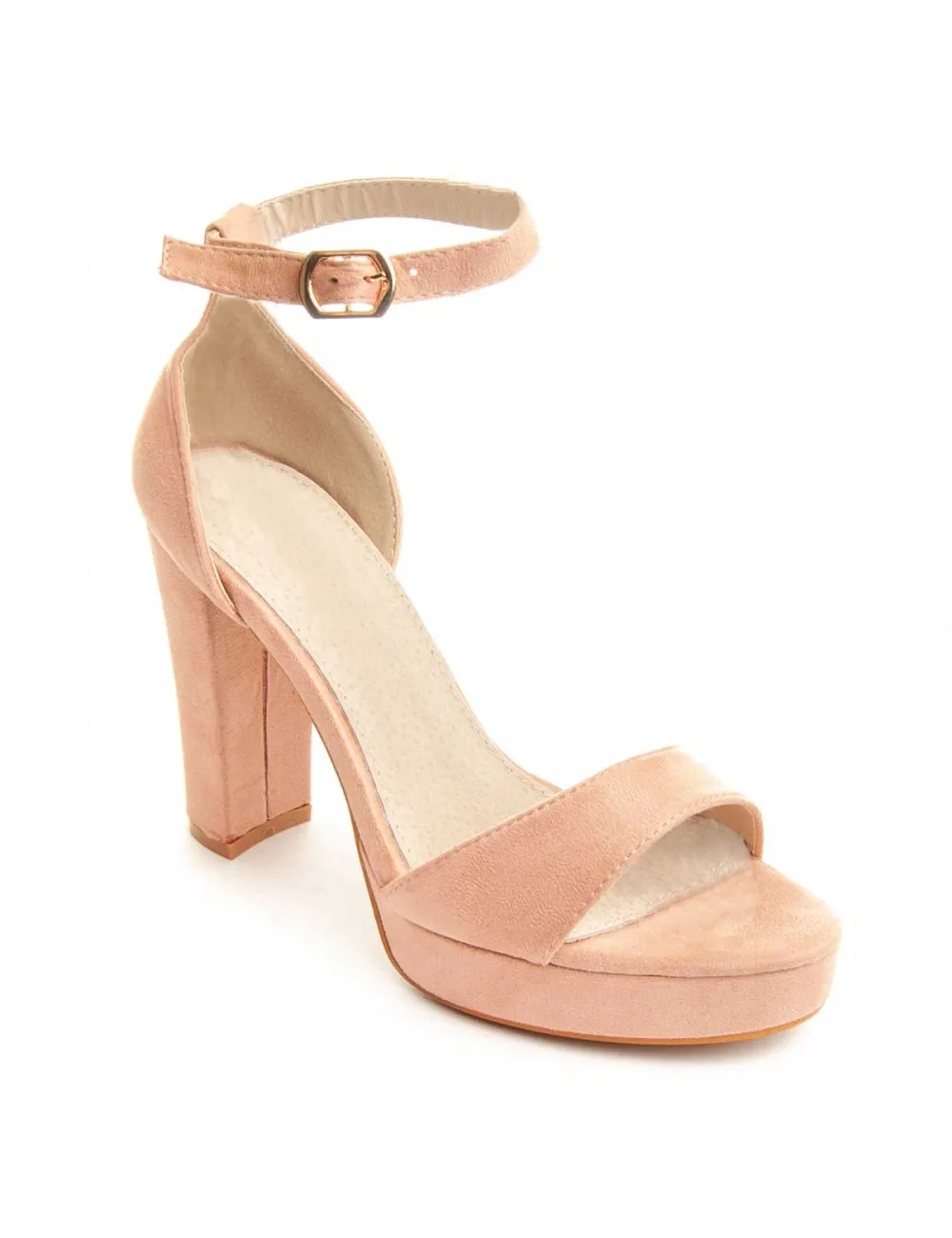 Sandalia De Tacón Para Mujer.  Montevita  Sandalit4  89334 Rosa