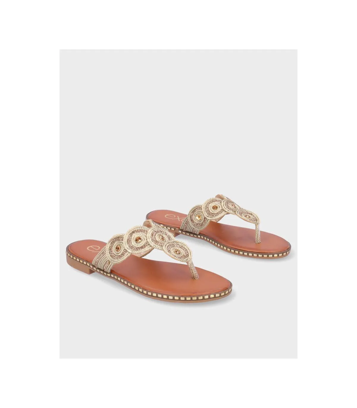 SANDALIA EXE P33761 GOLD