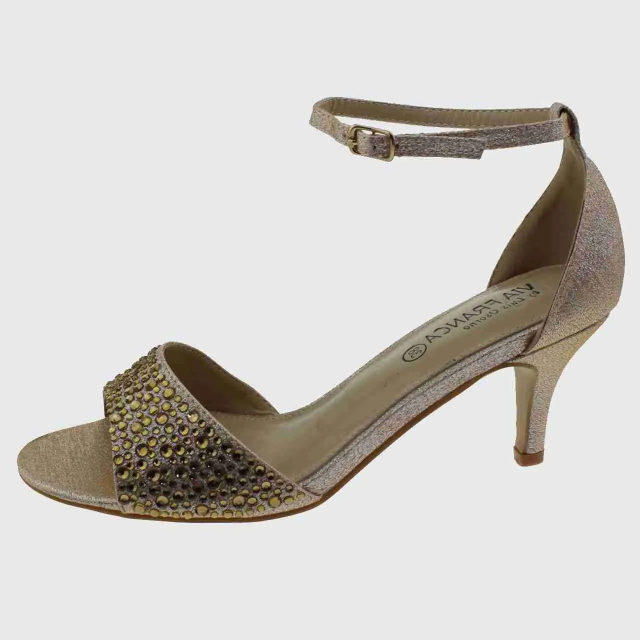 Sandalia Fiesta Champagne Vía Franca Art. 5g8247champ1