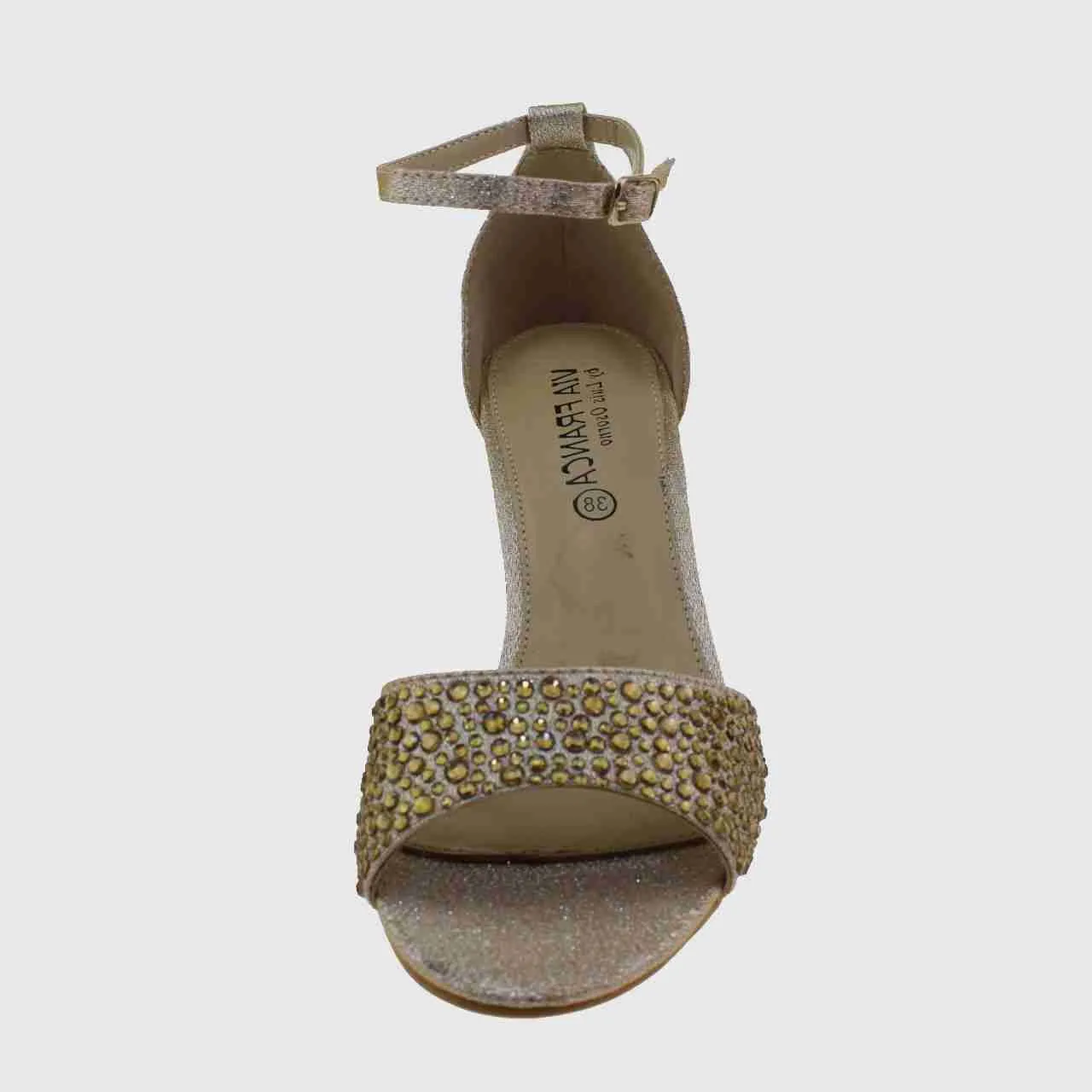 Sandalia Fiesta Champagne Vía Franca Art. 5g8247champ1