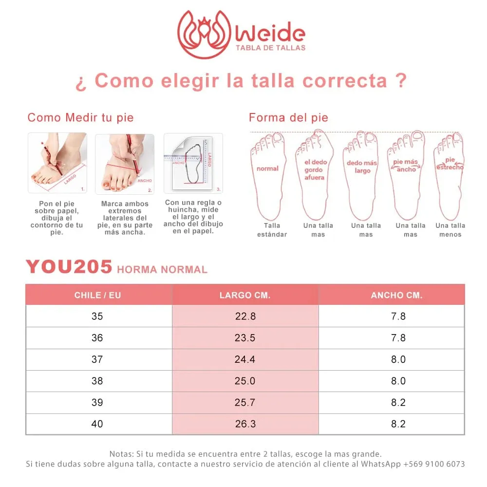 SANDALIA MUJER ZAPATOS DE FIESTA WEIDE YOU205