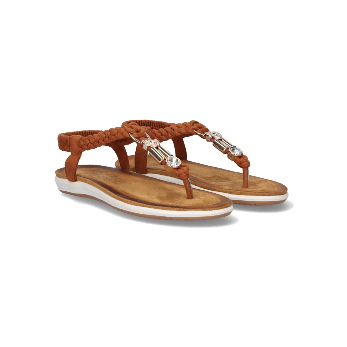 SANDALIA PLANA F8043EX15 CAMEL