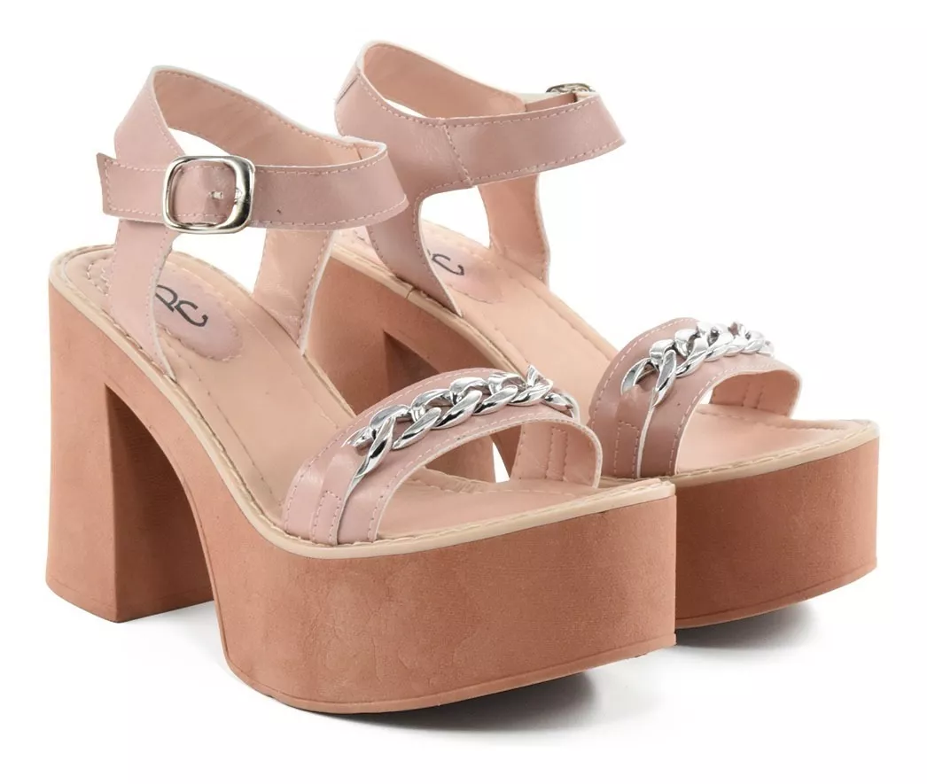 Sandalia Plataforma Mujer Moda Fiesta Liviana Comoda Camila