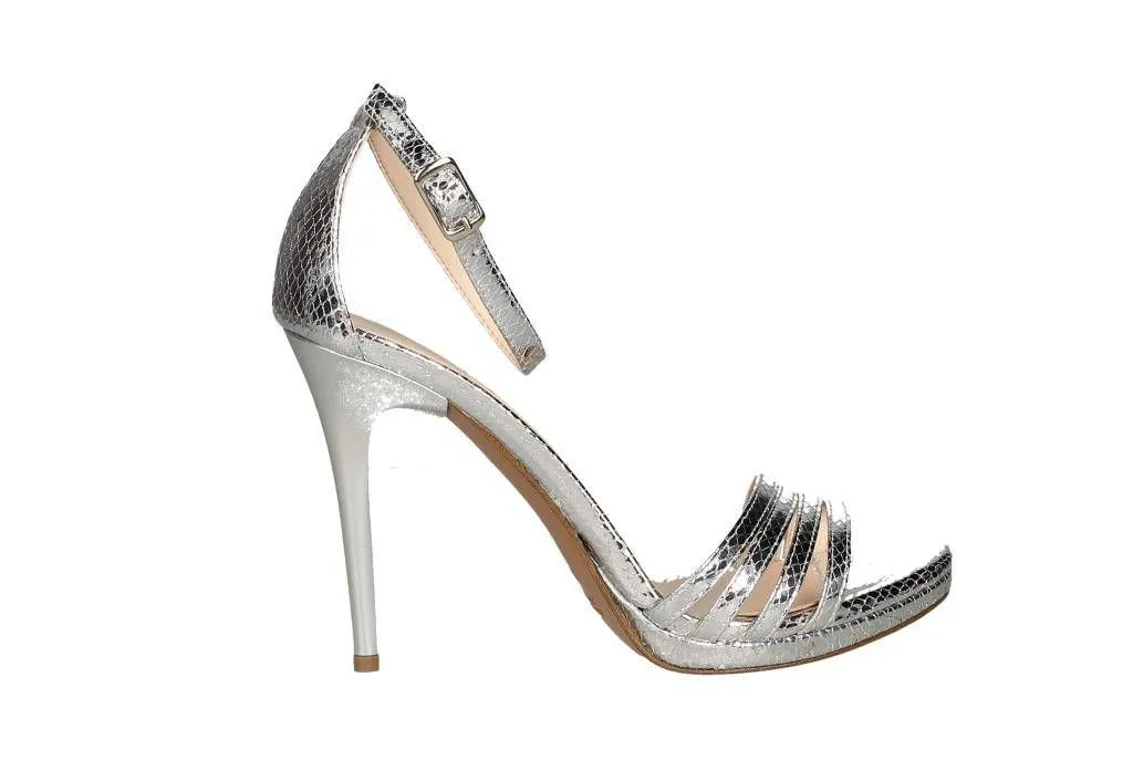 Sandalia Serpi Plata Tiritas y Pulsera