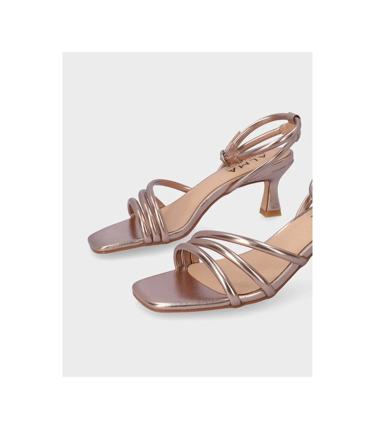 SANDALIA TACON ALMA EN PENA 2050 BRONZE