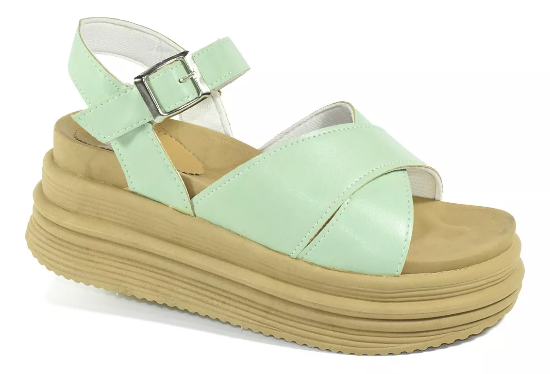 Sandalia Zueco Mujer Plataforma Comoda Antonia Cuore 1014