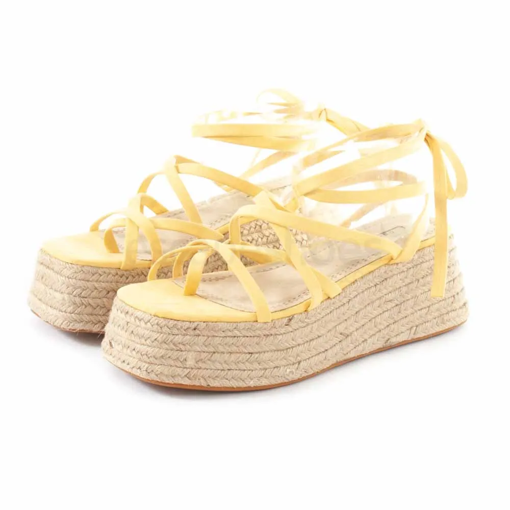 Sandalias CORINA Cunha Amarillo M2386