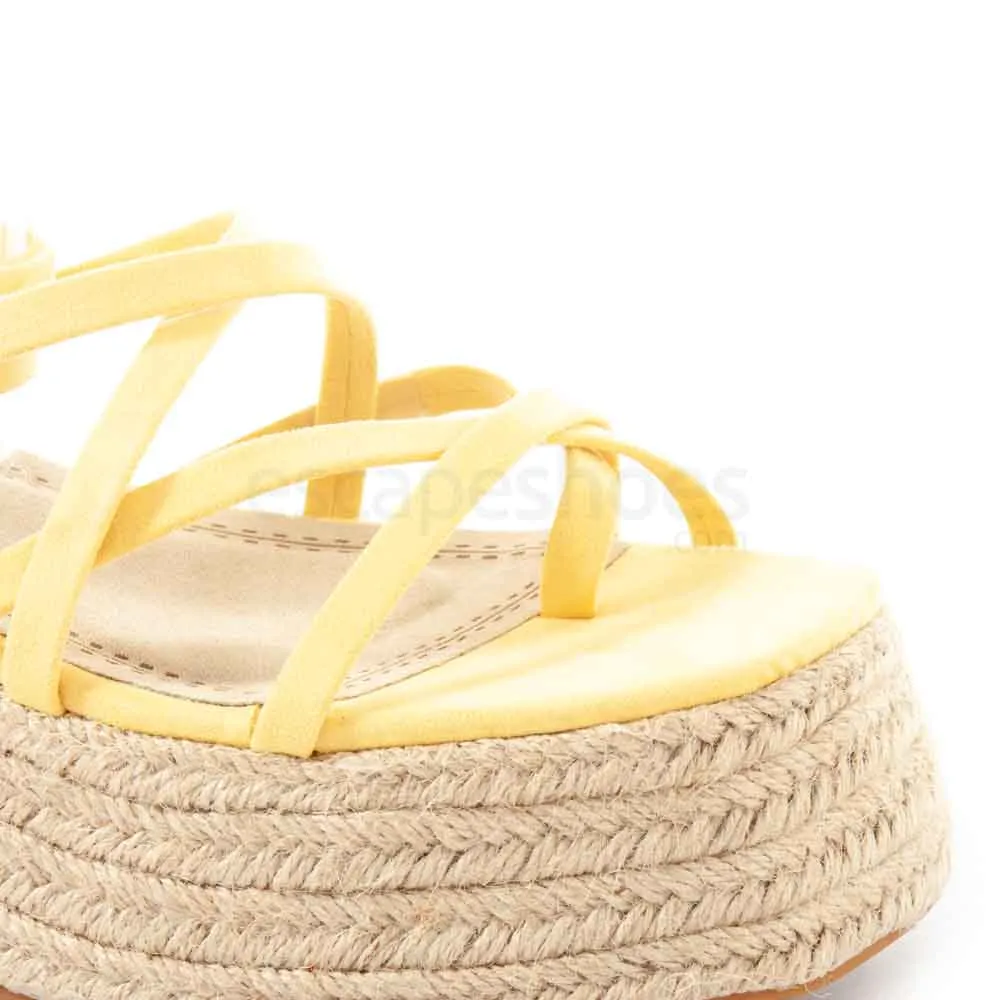 Sandalias CORINA Cunha Amarillo M2386