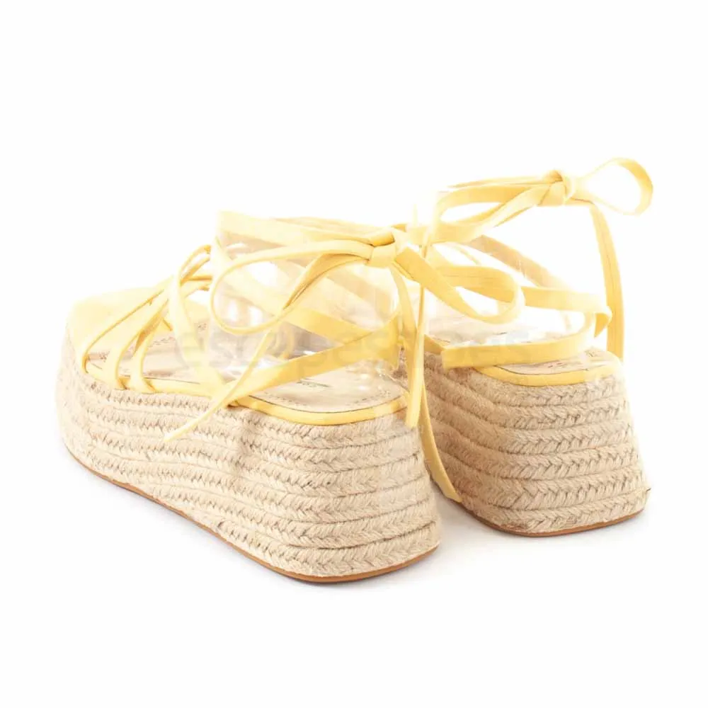 Sandalias CORINA Cunha Amarillo M2386