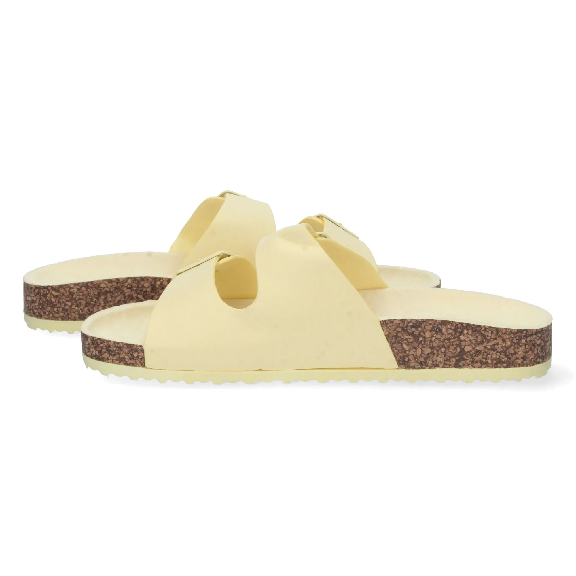 Sandalias planas bio mujer color amarillo M2213