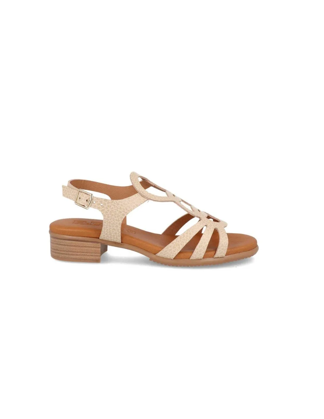 Sandalias Tacón Piel Cómodas