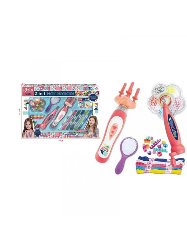 Set 2 en 1 Juguete Trenzas y Pulseras