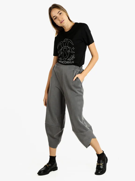 Solada Camiseta de manga corta mujer signo del zodiaco Capricornio