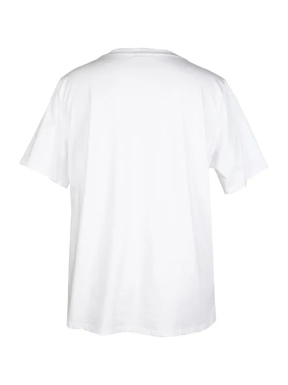Solada Camiseta de mujer con estampado de tallas grandes