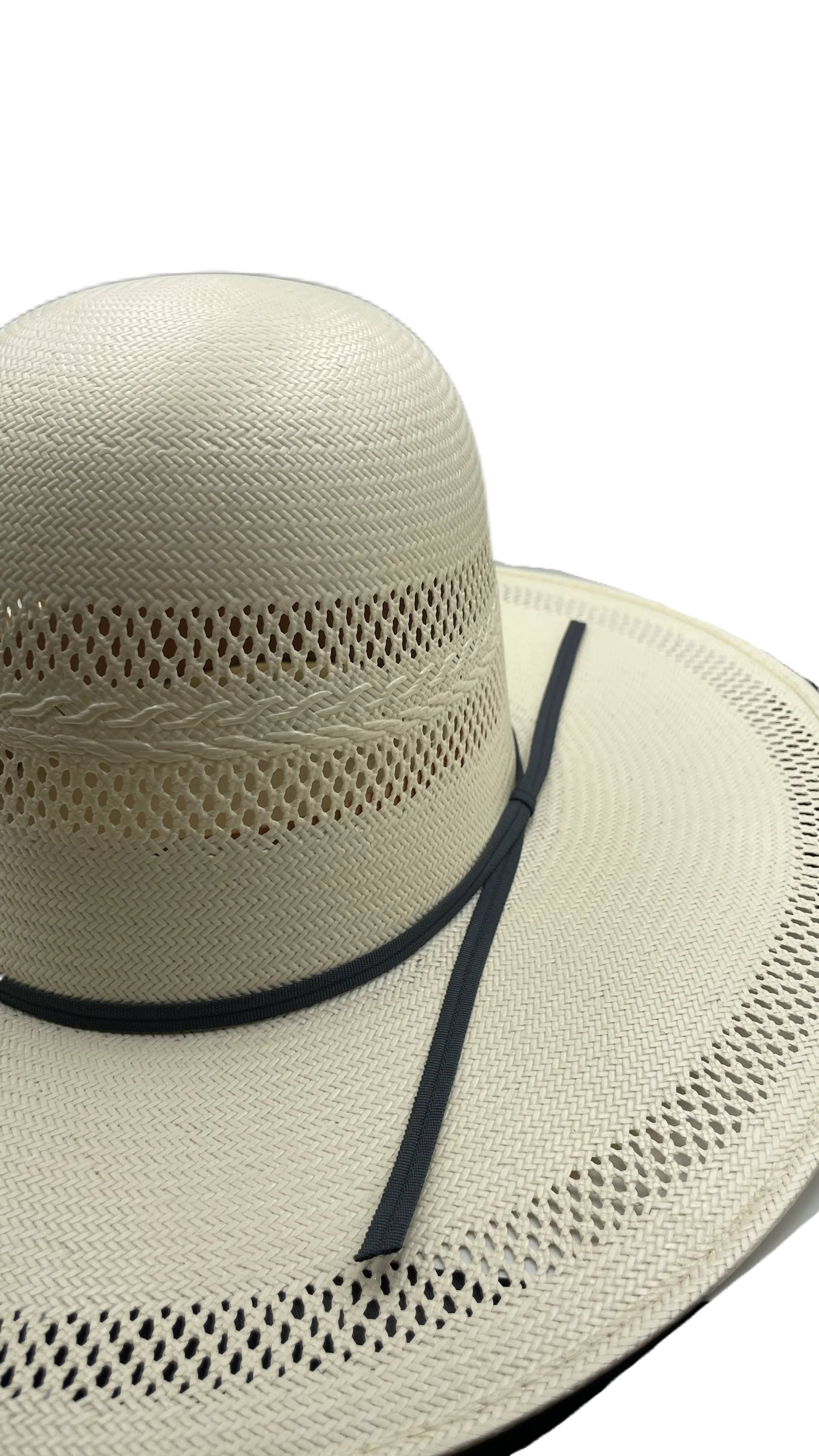 Sombrero open crown papel de arroz doble ronda