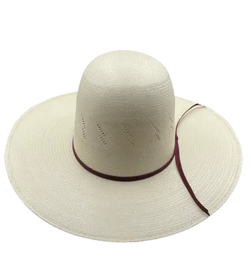 Sombrero open crown papel de arroz Ronda Diagonal