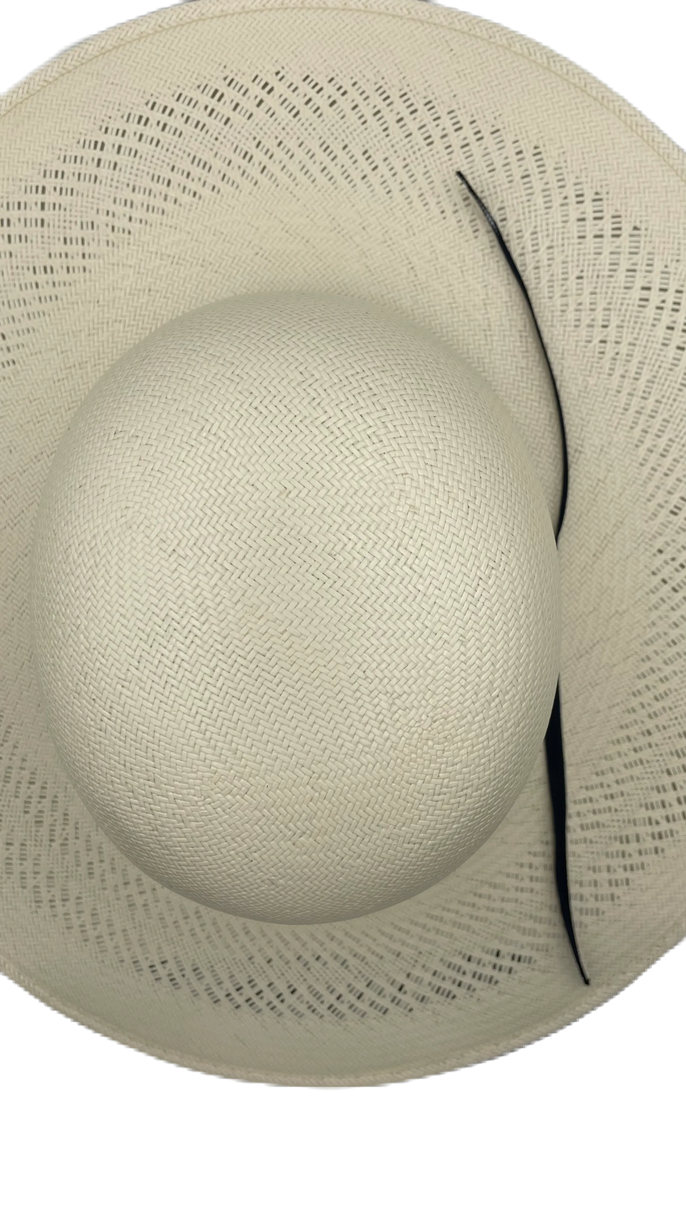 Sombrero open crown papel de arroz Trébol