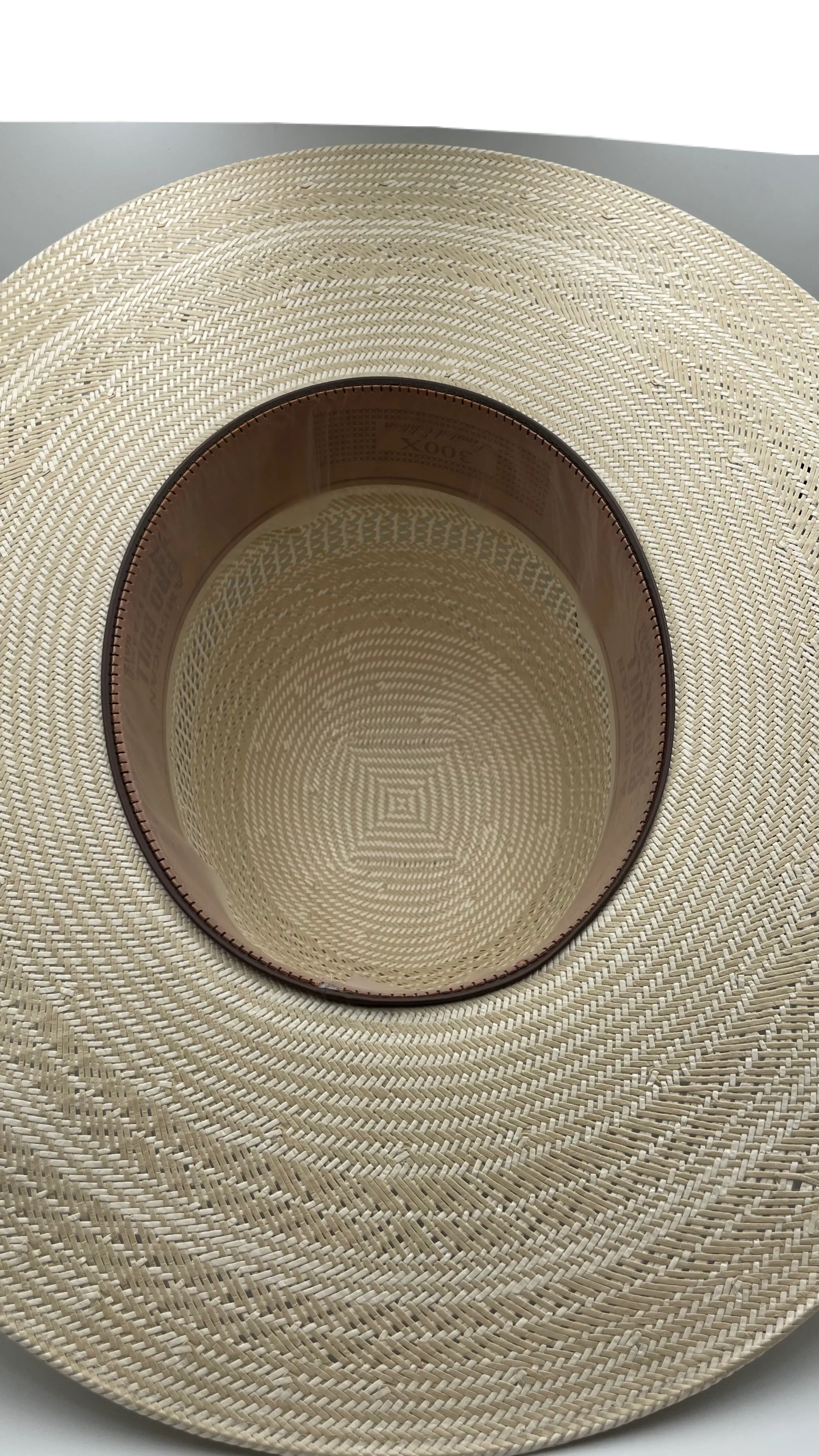 Sombrero open crown papel de arroz Zizac