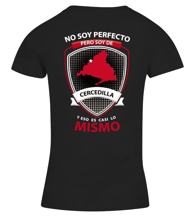 SOY DE CERCEDILLA  EDICIóN LIMITADA CAMISETA CUELLO PICO MUJER