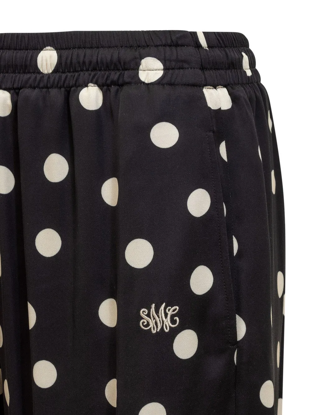 STELLA MCCARTNEY Pants with Polka Dot Pattern