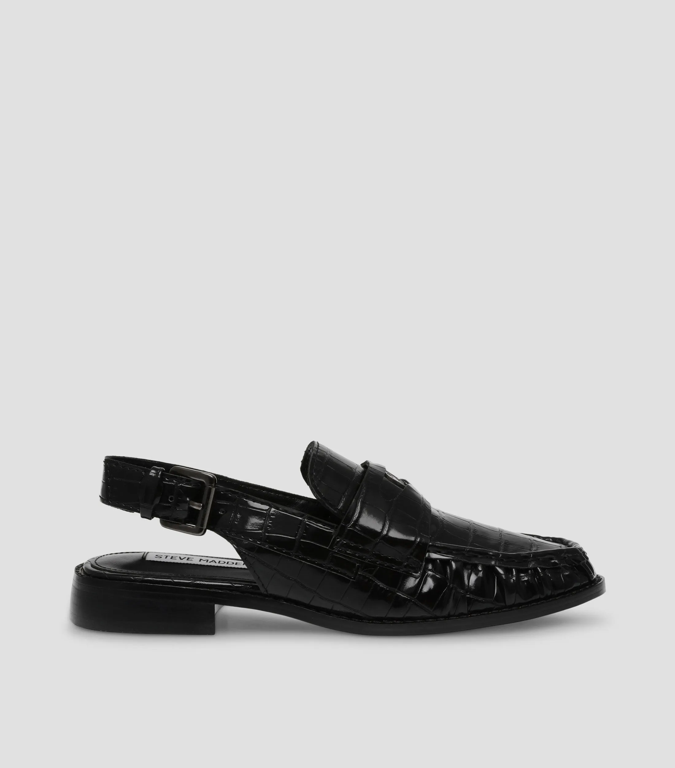 Steve Madden Zapatos Casuales Derby con Tacón Bajo Media Luna Mujer