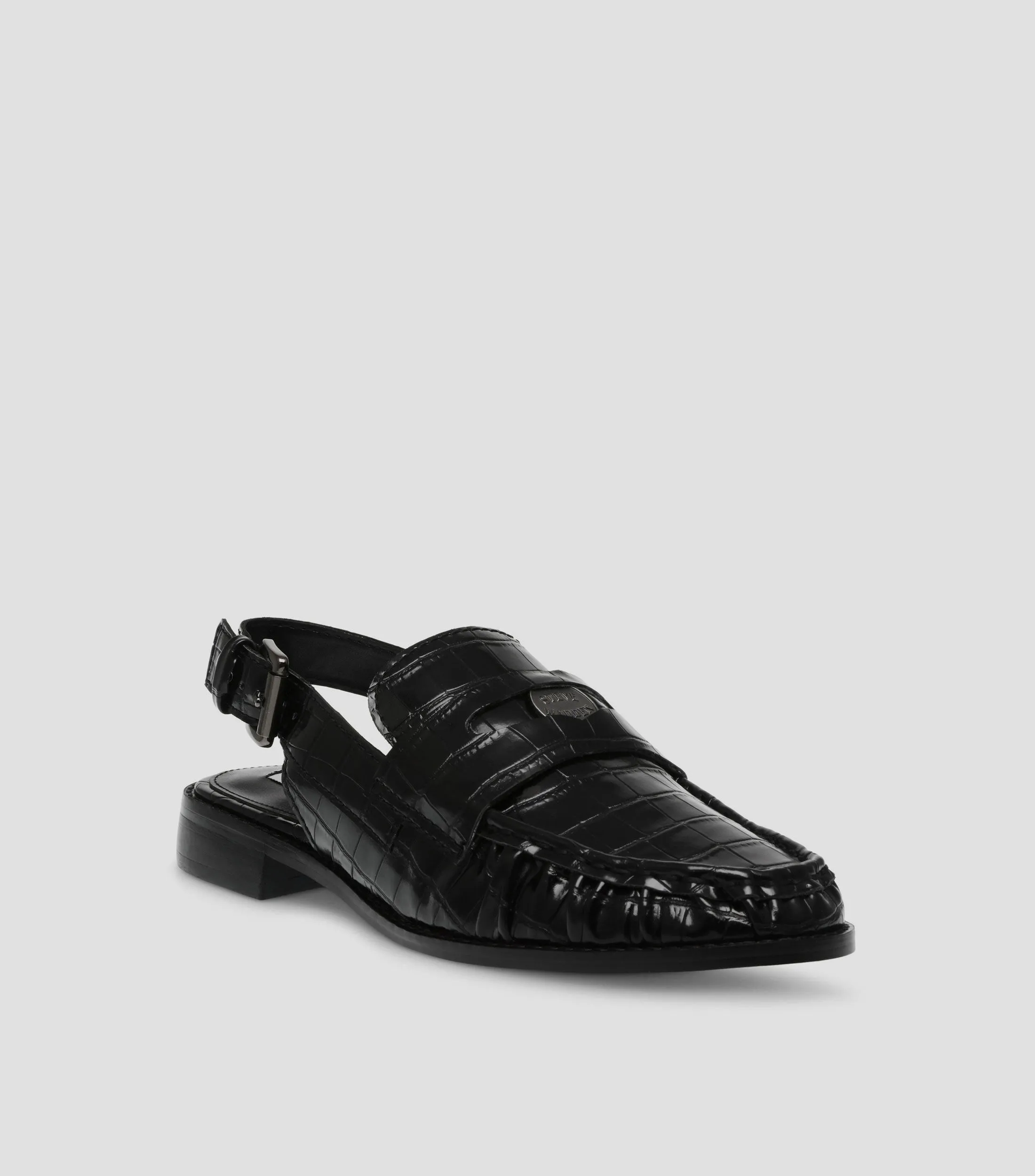 Steve Madden Zapatos Casuales Derby con Tacón Bajo Media Luna Mujer
