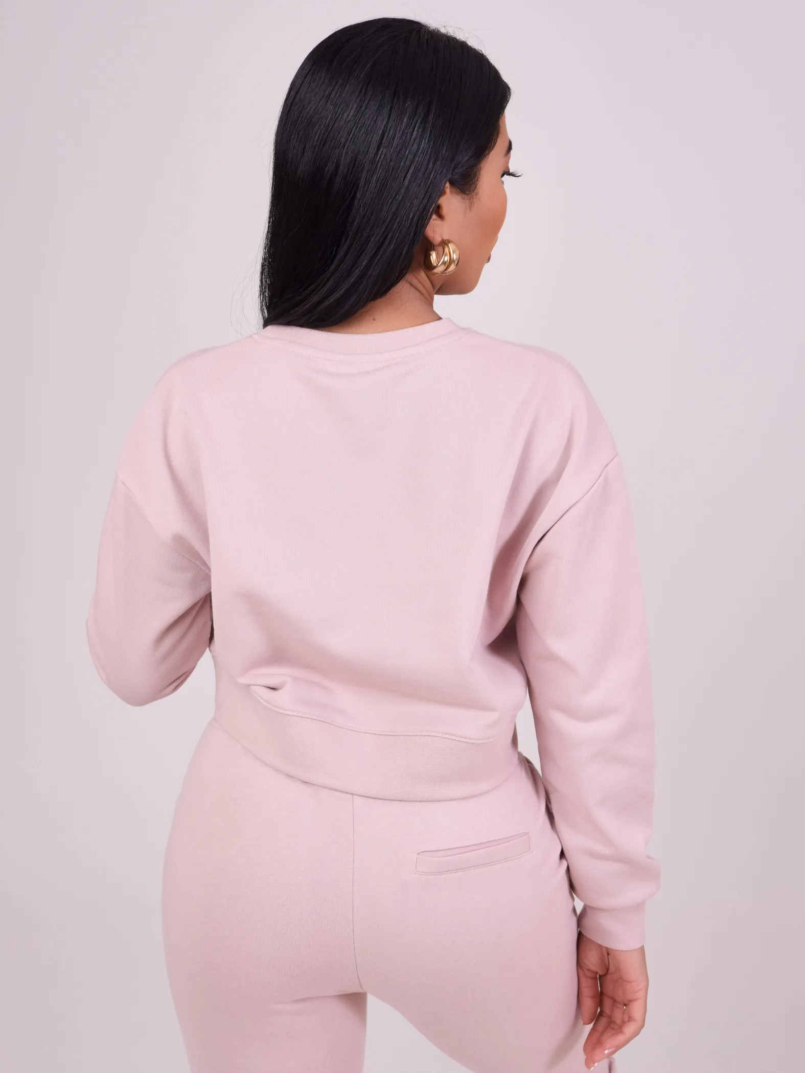 Sudadera corta básica