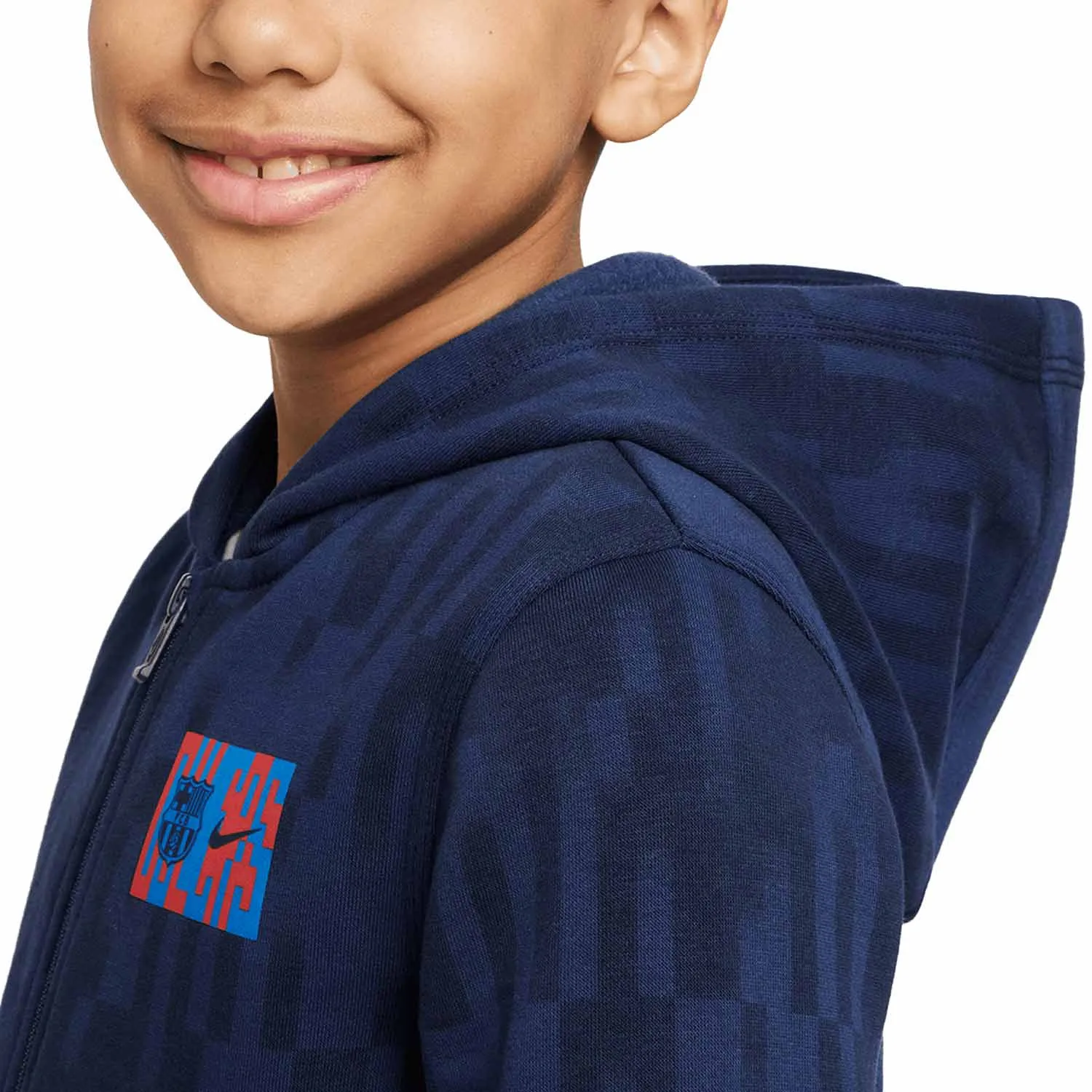 Sudadera Nike Barcelona niño Sportswear Hoodie Club Graphics