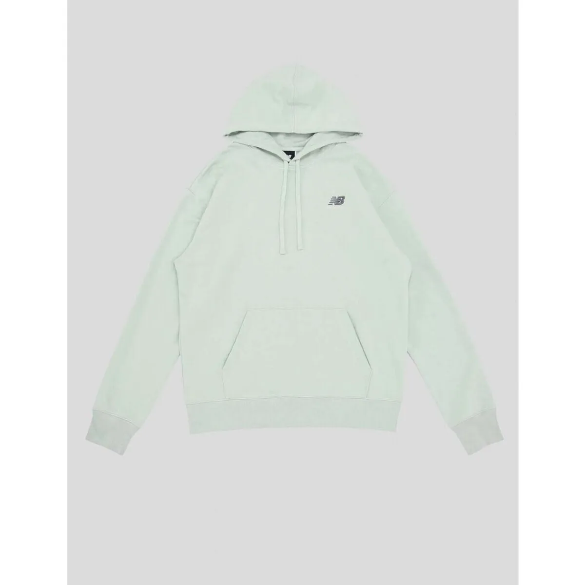 SUDADERA  UNISSENTIALS PULLOVER HOODIE  LIGHT GREEN