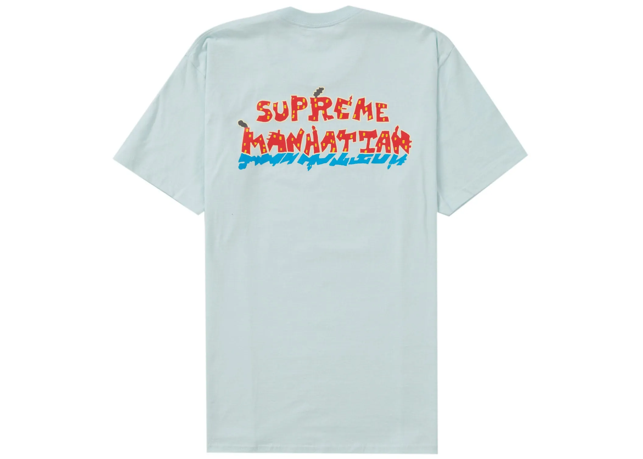 Supreme Manhattan Tee Pale Blue