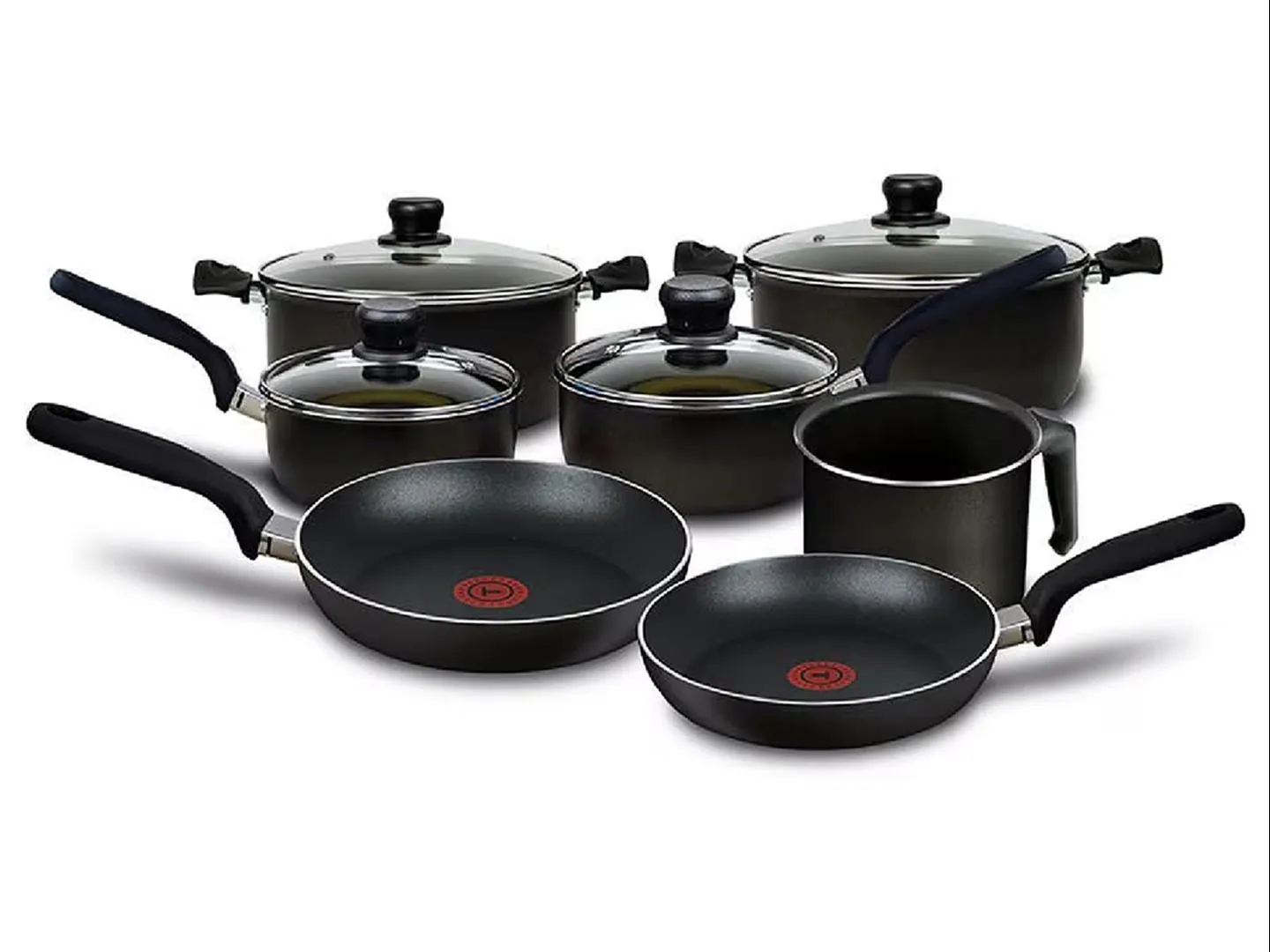 TFAL 226100 NEGRO BATERIA DE COCINA  11 PZAS