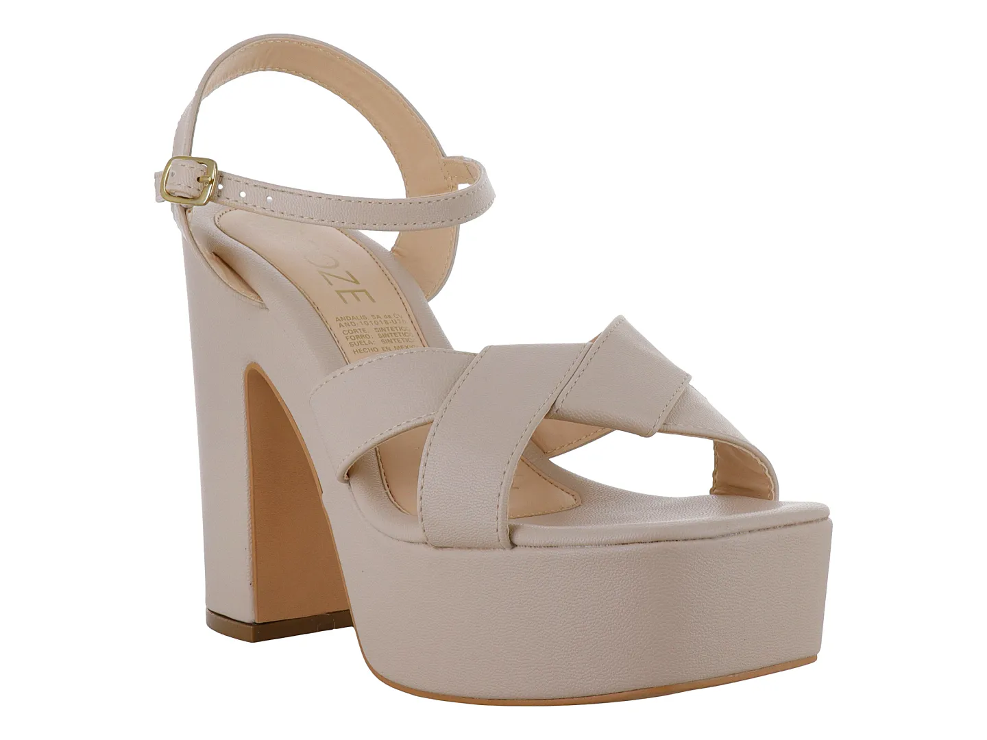 Tacones Roze 3692 Nude Para Mujer