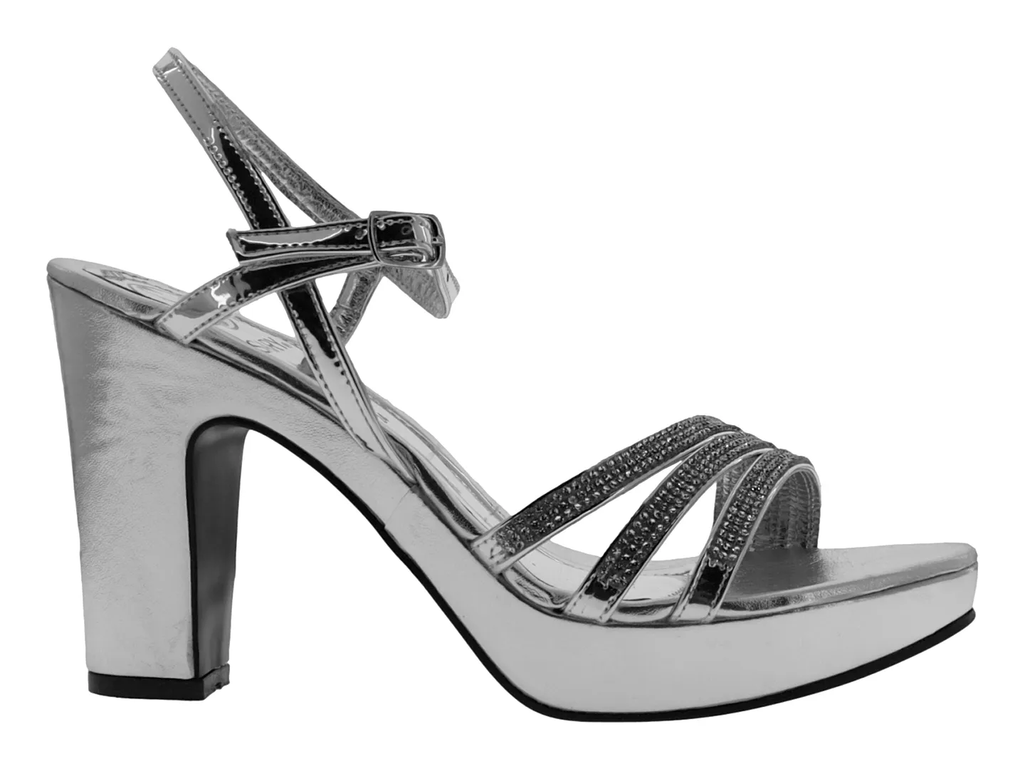 Tacones Sary 3102 Plata Para Mujer