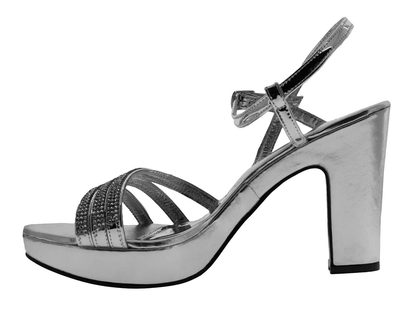 Tacones Sary 3102 Plata Para Mujer