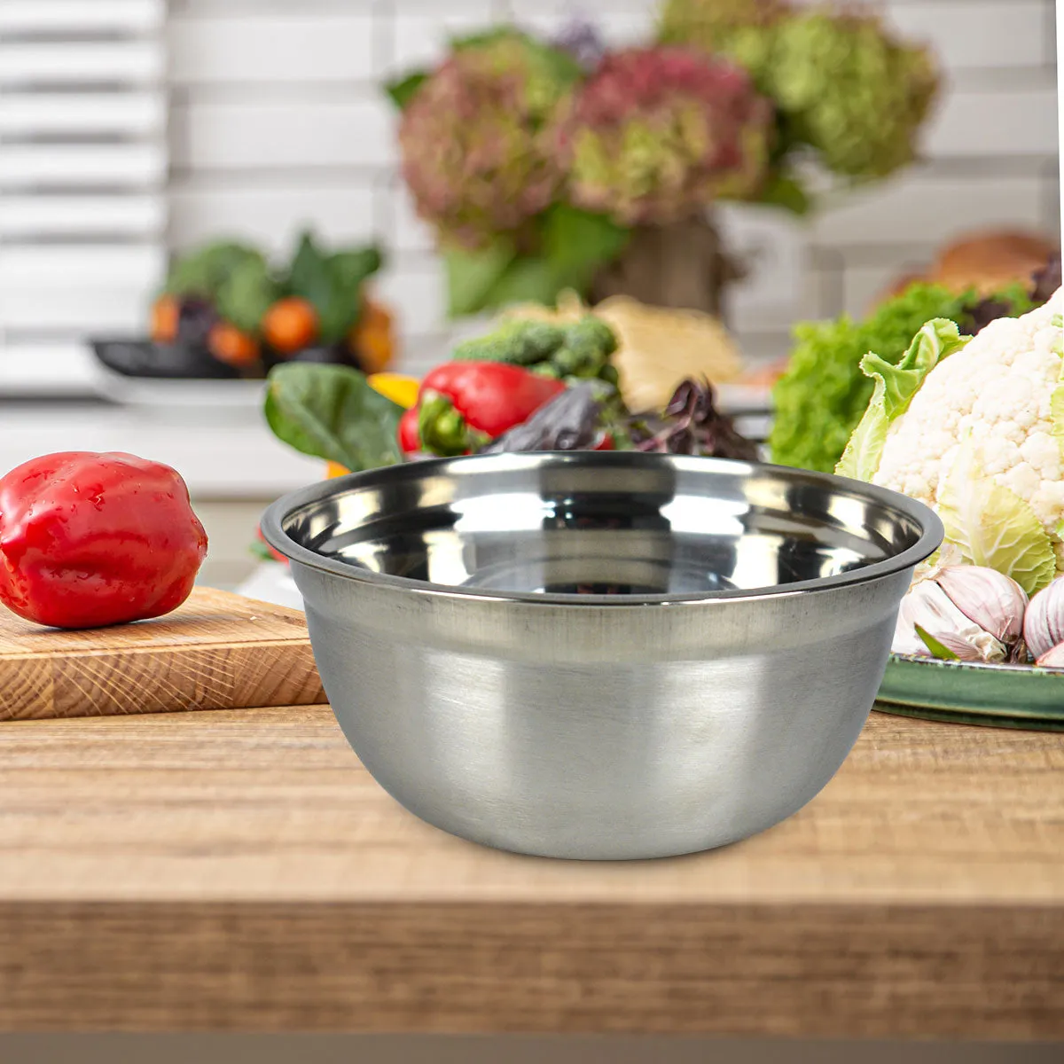 Tazón de Acero Redondo para Cocina 16cm